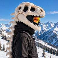 White Bonk Head side view showing the skull and spine